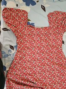 Floral Print Mini Dress
