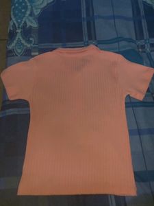 Crop Top With Collar