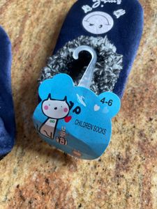 Blue Shoe Socks For Baby
