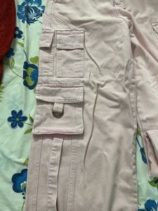 Pink Cargo Pants