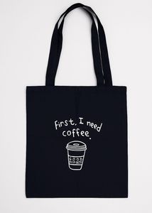 Tote Bag In Solid Jet Black Colour 🖤👜