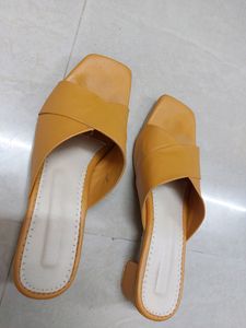 Mustard Yellow Footwear For Women Size UK3.5