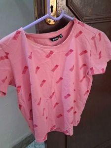 Pink Patterned Top