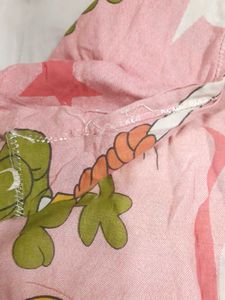2 Pillow Covers Pink Orange Cartoon Pillows Cover
