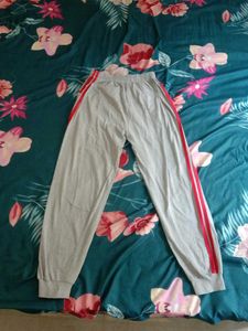 Honda Sweatpants Gray with Red Stripes