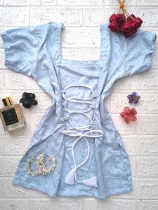 corset back pinteresty kurti🩵