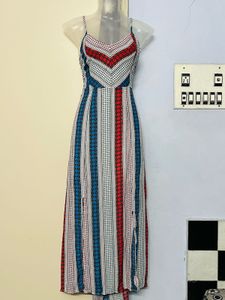 Pintrest Striped Maxi Dress