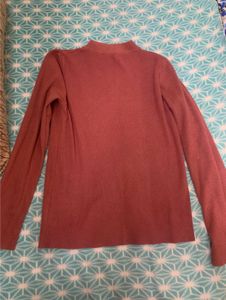 Winter Sale💗 Rust Mock Neck Long Sleeve Top