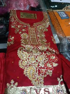 Red Dress Material
