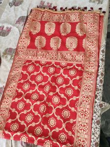 Red & Gold Dupatta