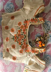 Floral Embroidered Indian Outfit