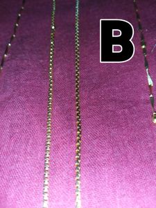 Gold Layering Chains Set