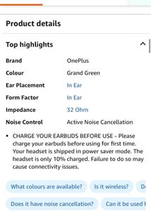 OnePlus Bullets Wireless Z2 ANC Earphones with mic