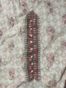 Floral Embroidered Kurti