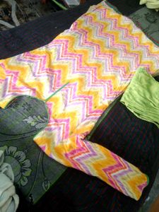 Multicolour Top With Dupatta
