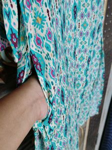 Patterned Tunic Kurta For Women