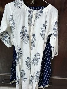 Elegant Floral Kurta Pallazo Set