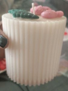 new Festive Christmas scented piller Candle