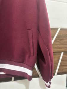 Burgundy Bomber Jacket