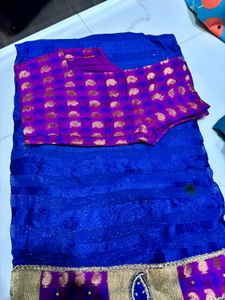 Beautiful Zari Work Saree