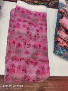 Digital Print Organza Fabric 70₹ Per Miter