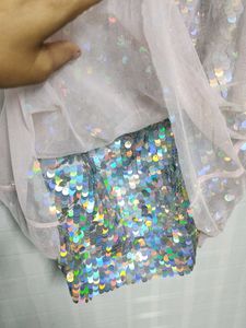 Sequin Tulle Skirt