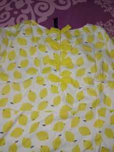 Lemon Print Dress