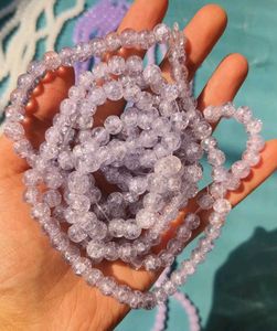 1 Line Of Crackle Beads