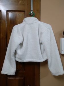 Cute White Fur Jacket