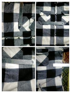 Black And White Square Printed Shirt