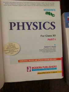 Modern abc physics class 12 part 1 and 2
