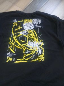 Black Text Graphic T-Shirt