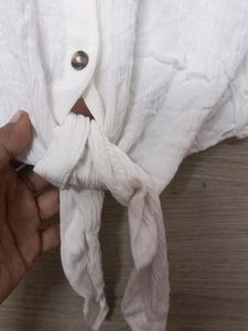 H&amp;M Crop Top With Front Knot