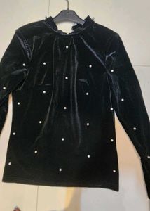 Vero Moda party  Velvet Pearl Top