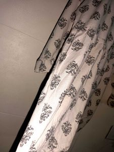 Patterned White short kurti