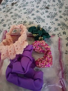 Colorful Scrunchie Set (4 Pieces)