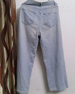 Light Wash Wide Leg Jeans