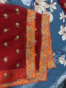 Elegant Red Dupatta