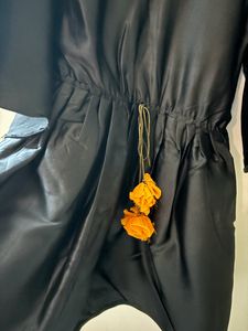 Black Silk Dress Size L