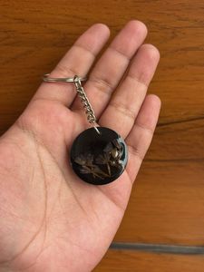 Resin Flower Keychain