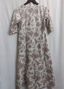 Utsaa Mauve Floral Print Women&#39;s Kurta
