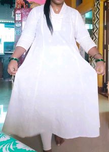White Embroidered Kurti
