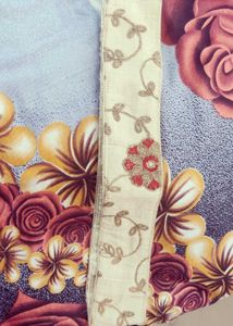 Elegant Floral Embroidered Anarkali Suit
