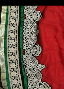 Elegant Red Anarkali Kurta Set