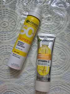Garnier Sunscreen Mist And Cleanser
