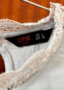Zinc London Cute Blue Lace Top