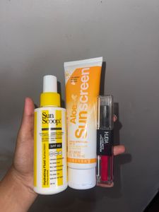 FOREVER TM ALOE SUNSCREEN AND SUNSCOOP SUNSCREE