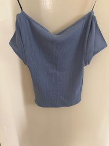 H&amp;M SWEETHEART NECK DETAILED TOP