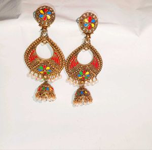 Statement Jhumka Earrings