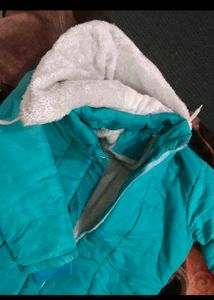 Stylish Teal Winter Jacket